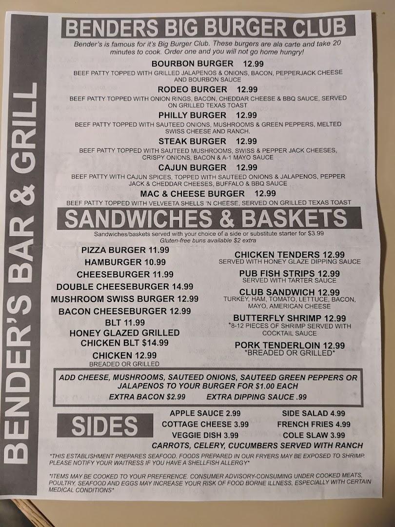 Bender's Bar & Grill