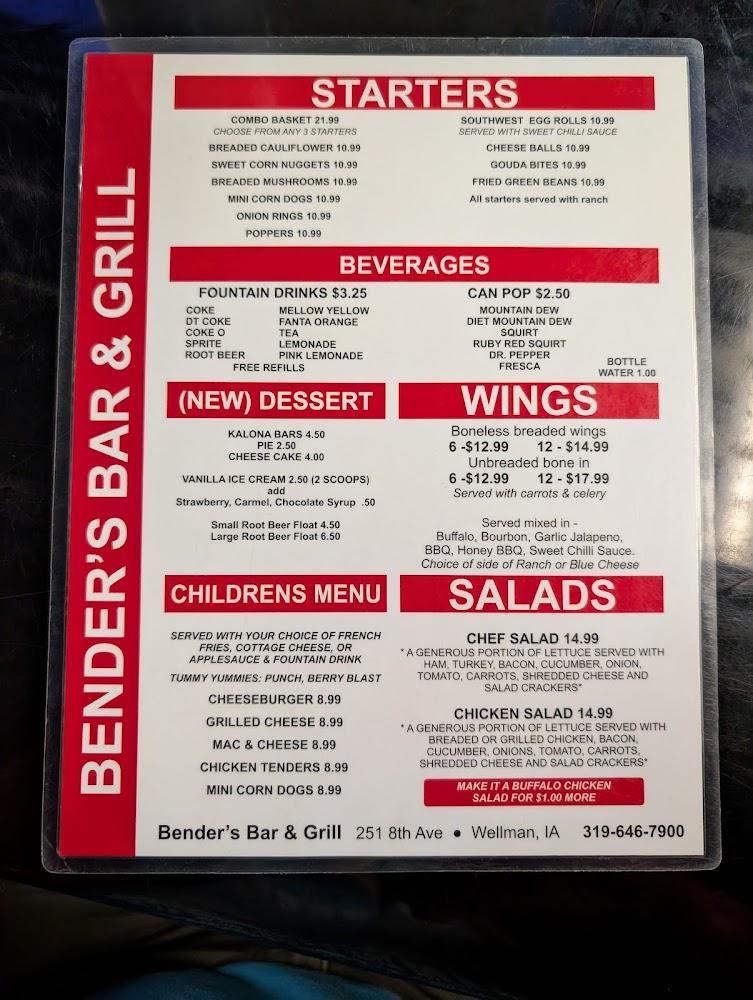 Bender's Bar & Grill Southwest Egg Rolls